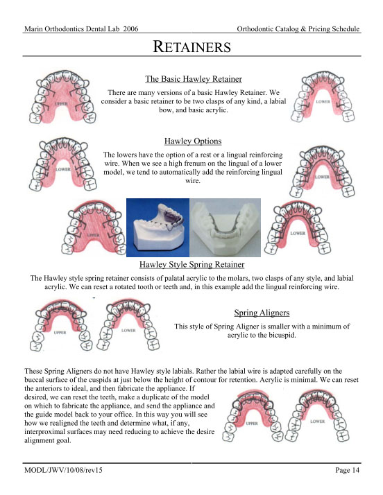 Marin Orthodontics Catalog